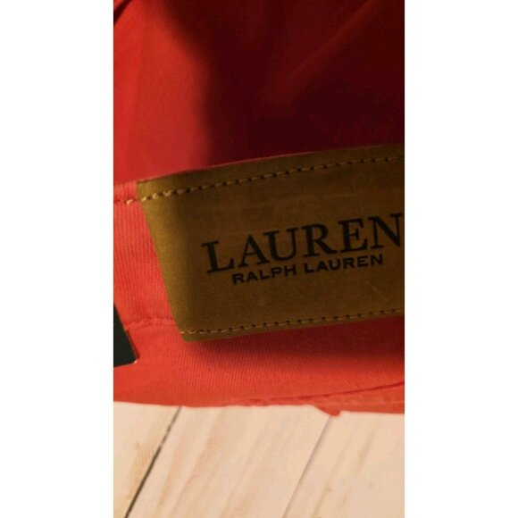 LAUREN Ralph Lauren Crop Pants Red Premier Skinny Crop Pants size 18W NWTD Faded - Picture 7 of 13